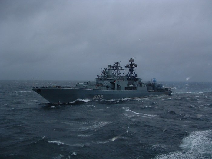 Okręt Admirał Leszczenko na Bałtyku