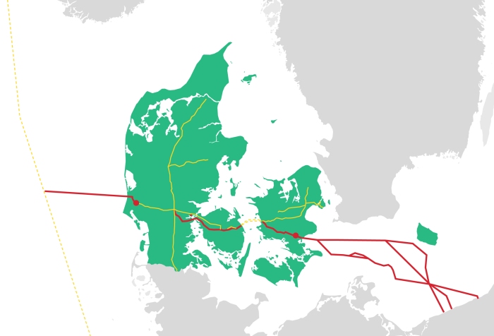 Baltic Pipe. Grafika: Energinet.dk