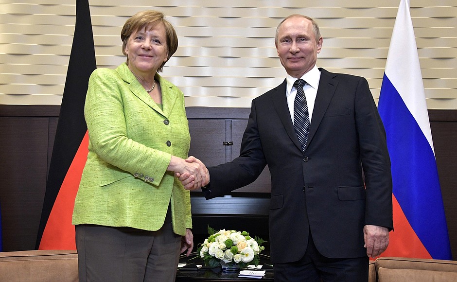 Angela Merkel i Władimir Putin. Fot.: Kremlin.ru